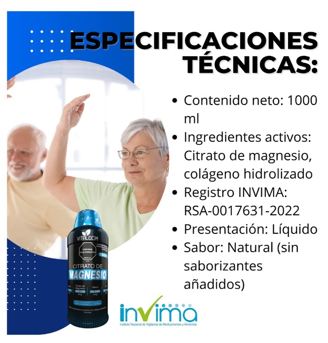 Miniatura 3 de CITRATO DE MAGNESIO